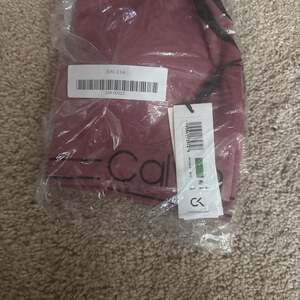 Calvin Klein Performance Womens Mauve Pink Rib-Trim Jogger Sweatpants